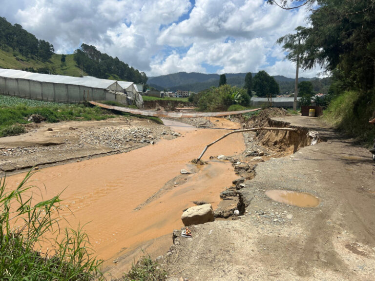 Lluvias causan estragos en predios de Tireo y Constanza: Comunidades aisladas y pérdidas millonarias