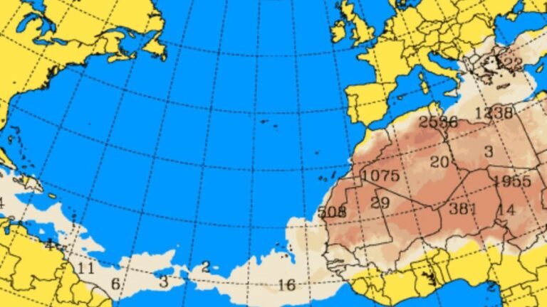 Ambiente caluroso y escasas lluvias en RD por polvo del Sahara y sistema anticiclónico
