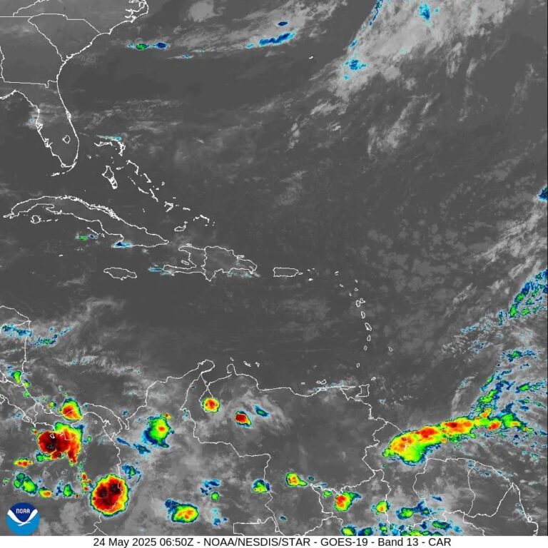 Mucho calor y lluvias dispersas para este fin de semana