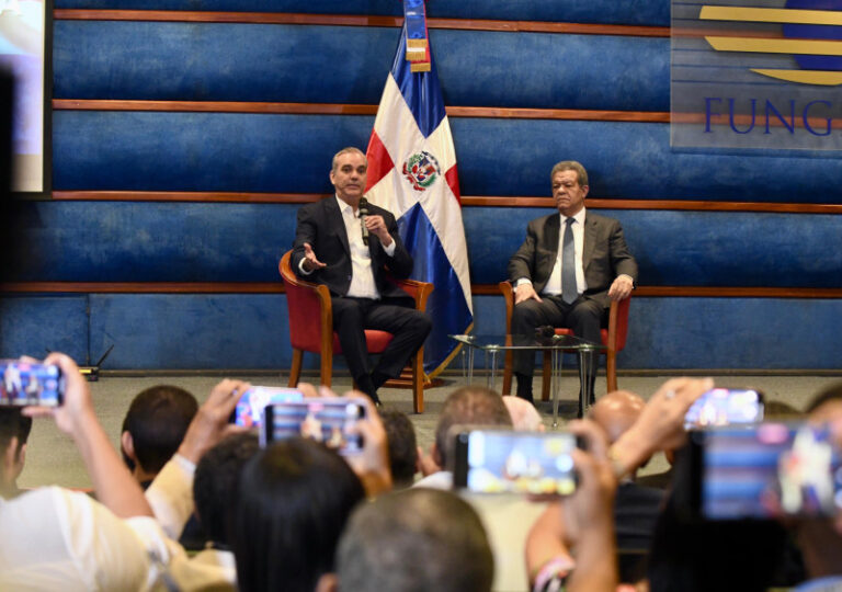 Abinader y Leonel Fernández abogan por unidad nacional ante agudización de la crisis en Haití