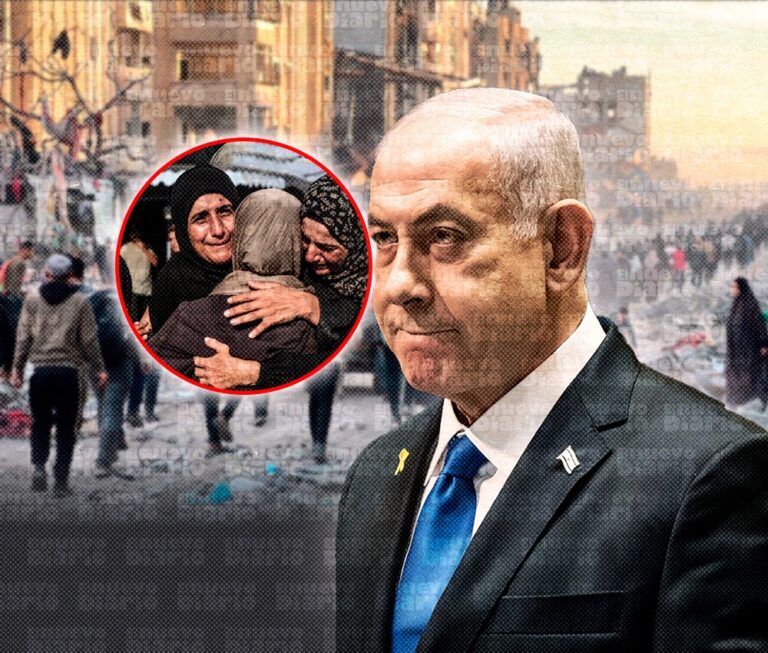 Familiares de rehenes rechazan ofensiva terrestre en Gaza frente a la casa de Netanyahu