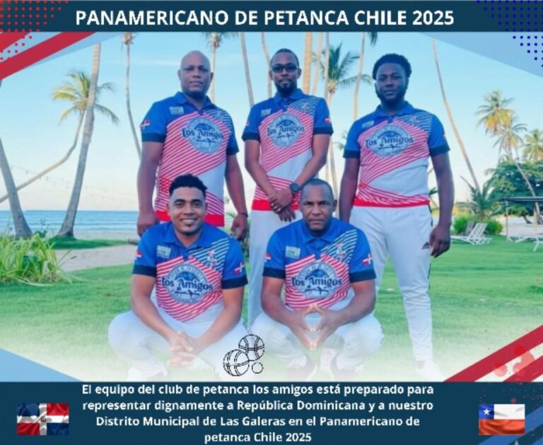 Orgullo Dominicano rumbo al Panamericano de Petanca Chile 2025