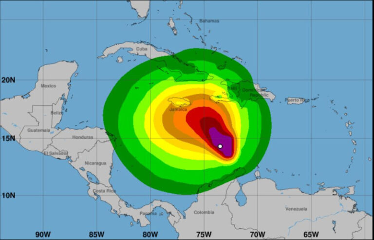 Este jueves lloverá más que hoy por tormenta Melissa