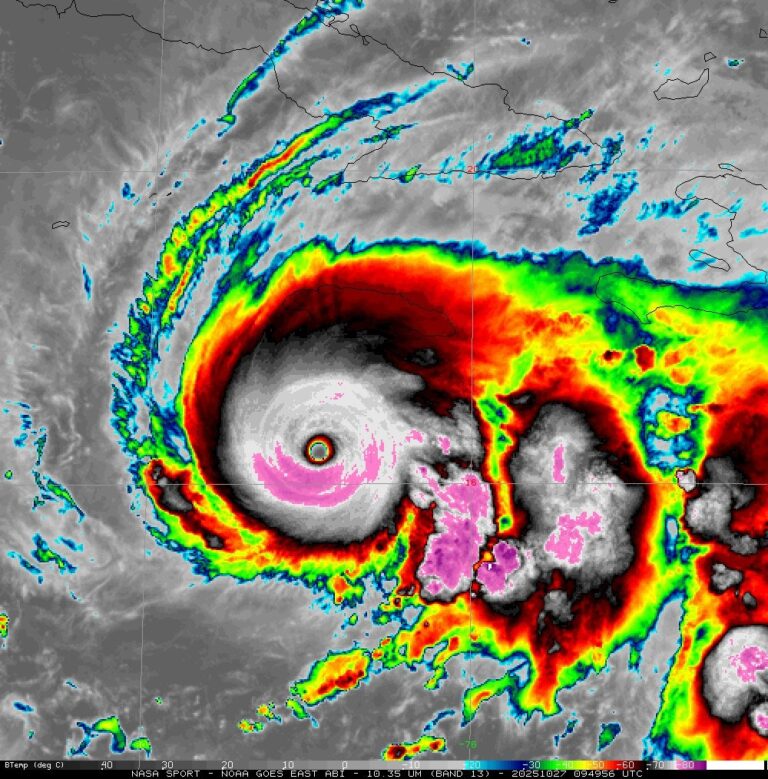 Melissa se convierte en huracán de categoría cinco y pone en alerta a Jamaica