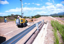 La Circunvalación de Baní colapsa a los dos meses de inaugurada