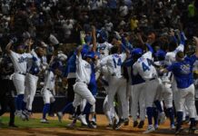 Rojas Jr. lidera el despertar azul; Licey pone fin a su mala racha ante Águilas
