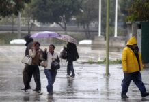 Pronostican lluvias aisladas para la tarde y noche de este viernes