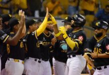 Águilas Cibaeñas dominan a los Gigantes y se mantienen invencibles en su nido