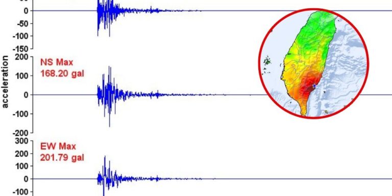 Un terremoto de magnitud 6,1 sacude la costa este de Taiwán