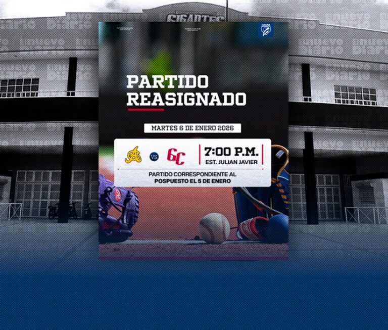 Partido pospuesto por lluvia entre Águilas-Gigantes se jugará este martes