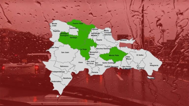 COE amplía alerta verde por lluvias intensas en varias provincias del país