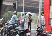 Indomet alerta por lluvias fuertes y tormentas eléctricas este fin de semana