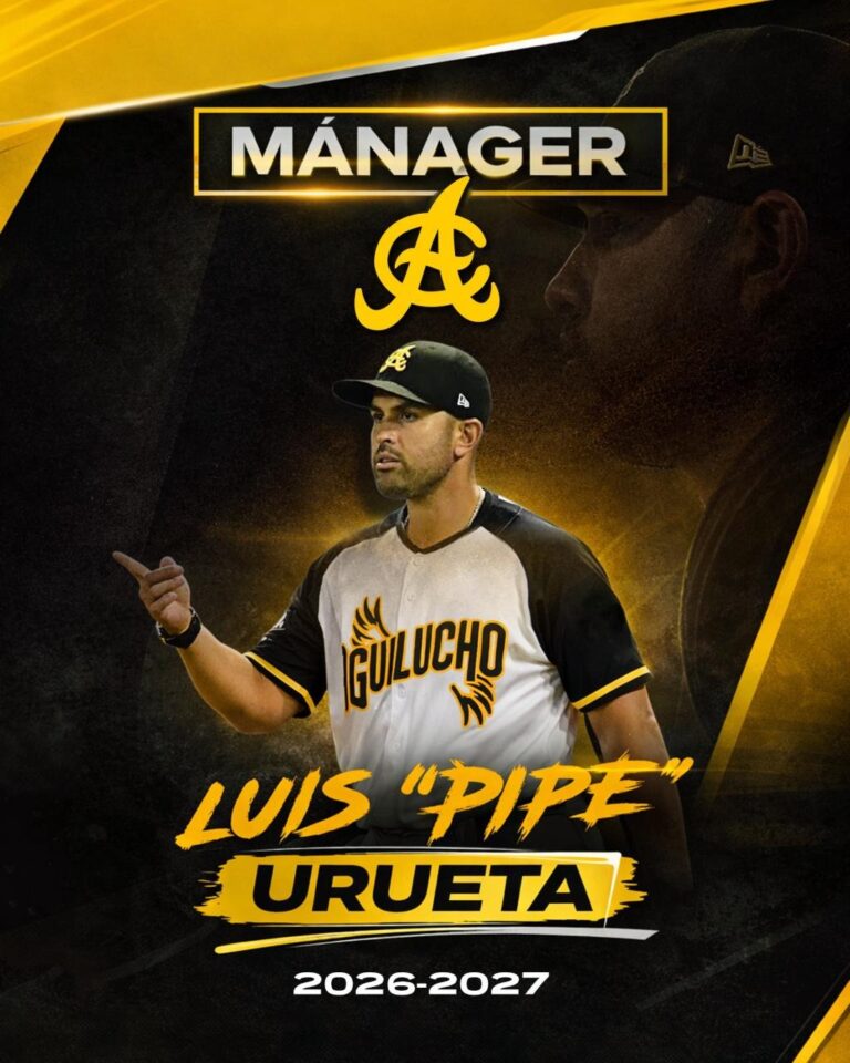 Águilas Cibaeñas ratifican a Luis “Pipe” Urueta como dirigente para la temporada 2026-2027