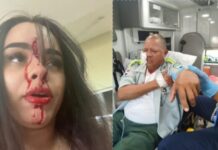 Solicitan prisión preventiva a implicados, donde mujer hirió con bisturí agentes de la Digesett en Aeropuerto del Cibao