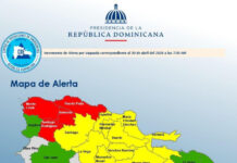 COE aumenta a 26 las provincias en alerta; cuatro en alerta roja