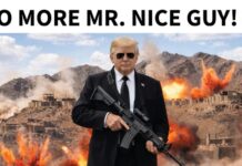 Trump publica imagen en la que aparece armado con advertencia a Irán: "¡Más les vale ponerse inteligentes pronto!”