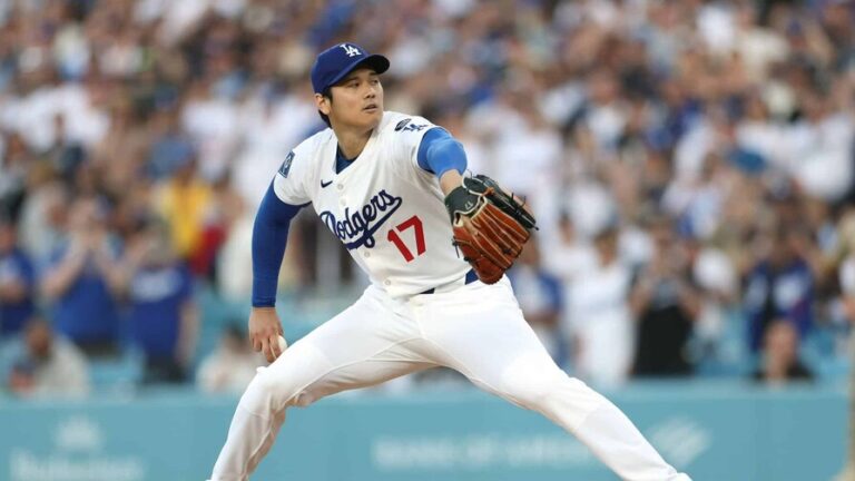 Shohei Ohtani lanza seis entradas en blanco de apenas un hit, Dodgers triunfan