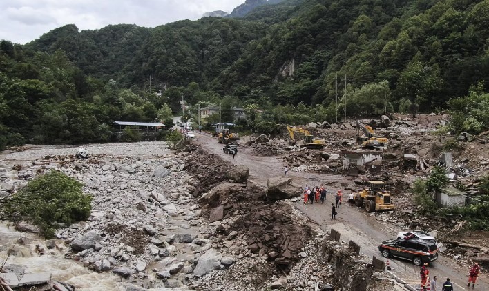 Deslizamiento de tierra en el noroeste de China deja cinco muertos y doce desaparecidos